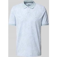Fynch-Hatton Slim Fit Poloshirt mit Logo-Stitching in Eisblau, Größe XXL Fynch-Hatton Slim Fit Poloshirt mit Logo-Stitching in Eisblau, Größe XXL von FYNCH-HATTON
