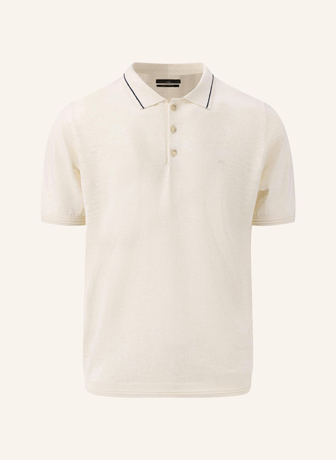 Fynch-Hatton Strick-Poloshirt weiss von FYNCH-HATTON