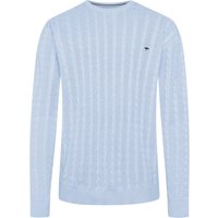 Fynch-Hatton Strick-Pullover aus Baumwolle mit Zopfmuster, Extralang von FYNCH-HATTON