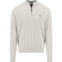 Fynch-Hatton Strick-Troyer aus Baumwolle mit Zopfmuster von FYNCH-HATTON