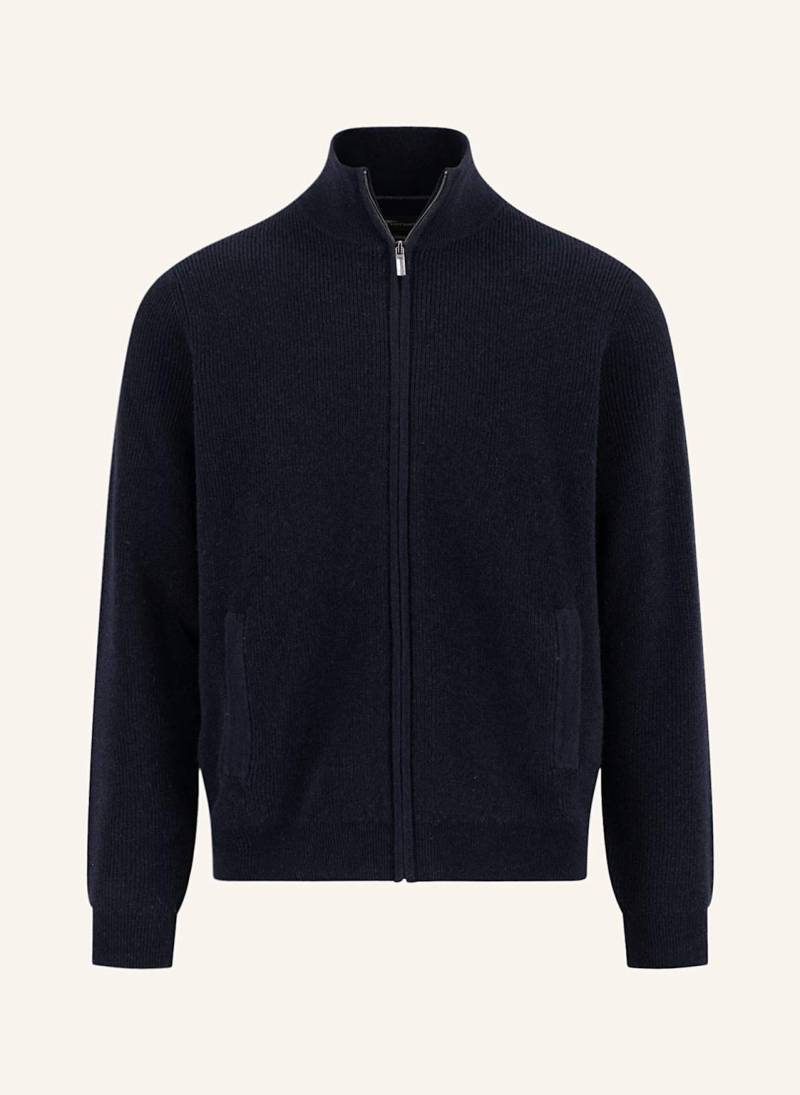 Fynch-Hatton Strickjacke Cardi Aus Merinowolle blau Fynch-Hatton Strickjacke Cardi Aus Merinowolle blau von FYNCH-HATTON