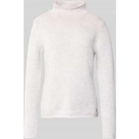 Fynch-Hatton Strickpullover aus Lanawolle mit Stehkragen in Hellgrau Melange, Größe XXL Fynch-Hatton Strickpullover aus Lanawolle mit Stehkragen in Hellgrau Melange, Größe XXL von FYNCH-HATTON