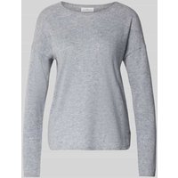 Fynch-Hatton Strickpullover aus reinem Kaschmir mit Rundhalsausschnitt in Hellgrau Melange, Größe XXL von FYNCH-HATTON