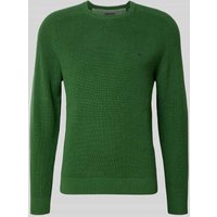 Fynch-Hatton Strickpullover aus reiner Baumwolle in Gruen, Größe XXL von FYNCH-HATTON