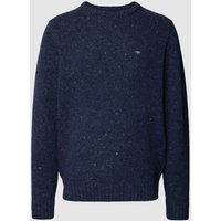 Fynch-Hatton Strickpullover in Melange-Optik Modell 'Donegal' in Marine, Größe L von FYNCH-HATTON