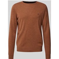 Fynch-Hatton Regular Fit Strickpullover aus Woll-Kaschmir-Mix in Hazel, Größe XXL von FYNCH-HATTON