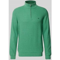 Fynch-Hatton Strickpullover mit Label-Stitching in Hellgruen, Größe XXL von FYNCH-HATTON