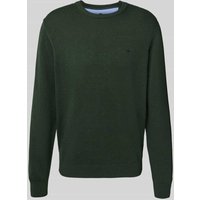 Fynch-Hatton Strickpullover mit Rundhalsausschnitt in Bottle, Größe XXL von FYNCH-HATTON