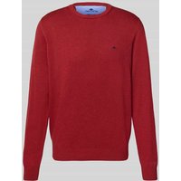 Fynch-Hatton Strickpullover mit Rundhalsausschnitt in Dunkelrot, Größe XXL von FYNCH-HATTON