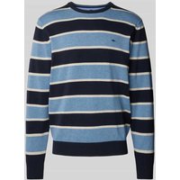 Fynch-Hatton Strickpullover mit Rundhalsausschnitt in Hellblau, Größe XXL von FYNCH-HATTON