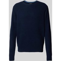 Fynch-Hatton Strickpullover mit Rundhalsausschnitt in Marine, Größe XXL von FYNCH-HATTON
