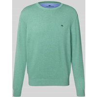 Fynch-Hatton Strickpullover mit Rundhalsausschnitt in Schilf, Größe XXL von FYNCH-HATTON