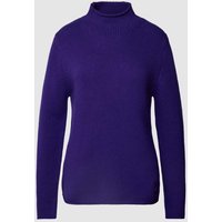 Fynch-Hatton Strickpullover mit Stehkragen Modell 'Basic' in Lila, Größe XXL von FYNCH-HATTON