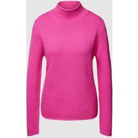 Fynch-Hatton Strickpullover mit Stehkragen Modell 'Basic' in Rosa, Größe XXL von FYNCH-HATTON