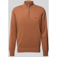 Fynch-Hatton Strickpullover mit Troyer-Kragen in Hazel, Größe XXL von FYNCH-HATTON