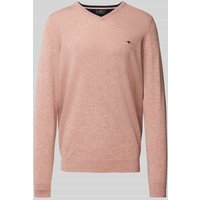Fynch-Hatton Strickpullover aus Woll-Kaschmir-Mix in Altrosa, Größe XXL von FYNCH-HATTON