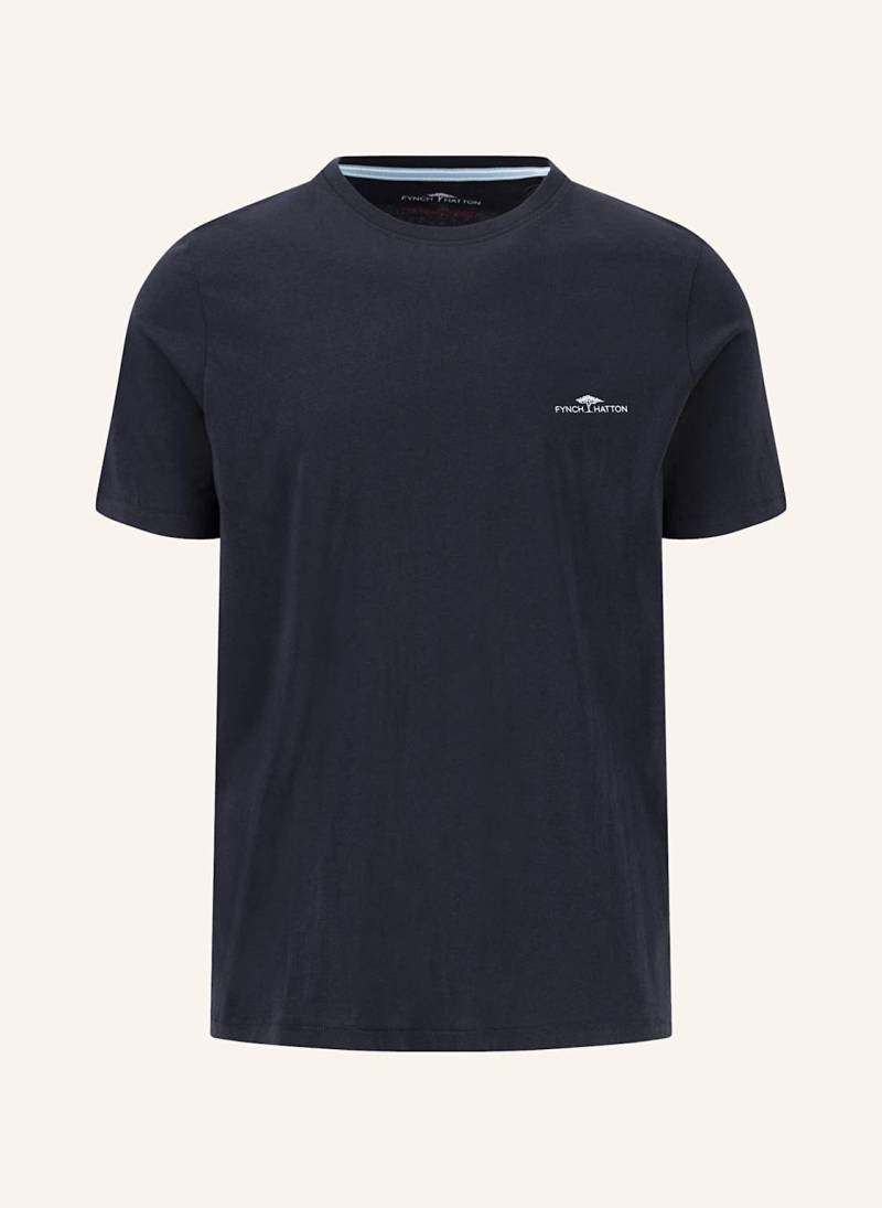 Fynch-Hatton T-Shirt blau von FYNCH-HATTON