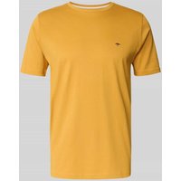 Fynch-Hatton T-Shirt mit Label-Stitching in GELB, Größe XXL von FYNCH-HATTON
