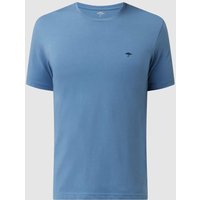 Fynch-Hatton T-Shirt mit Logo-Print in Jeansblau, Größe XXXL von FYNCH-HATTON