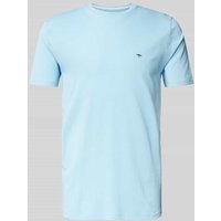 Fynch-Hatton T-Shirt mit Logo-Stitching in Bleu, Größe XXL Fynch-Hatton T-Shirt mit Logo-Stitching in Bleu, Größe XXL von FYNCH-HATTON