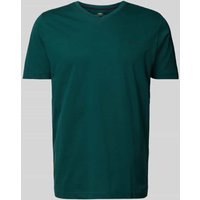 Fynch-Hatton T-Shirt mit V-Ausschnitt in Dunkelgruen, Größe XXXL von FYNCH-HATTON