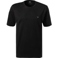 Fynch-Hatton Herren T-Shirt schwarz Baumwolle von FYNCH-HATTON