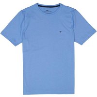 Fynch-Hatton Herren T-Shirt blau Baumwolle von FYNCH-HATTON