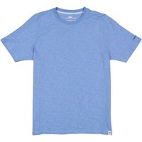 Fynch-Hatton Herren T-Shirt blau Baumwolle meliert von FYNCH-HATTON