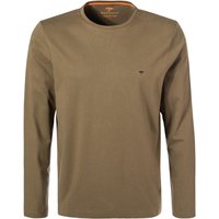 Fynch-Hatton Herren Longsleeve grün Baumwolle von FYNCH-HATTON