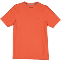 Fynch-Hatton Herren T-Shirt orange Baumwolle von FYNCH-HATTON