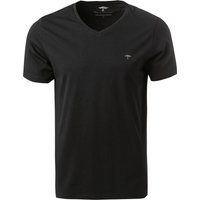 Fynch-Hatton Herren T-Shirt schwarz Baumwolle von FYNCH-HATTON