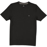 Fynch-Hatton Herren T-Shirt schwarz Baumwolle von FYNCH-HATTON