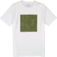 Fynch-Hatton Herren T-Shirt weiß Baumwolle von FYNCH-HATTON