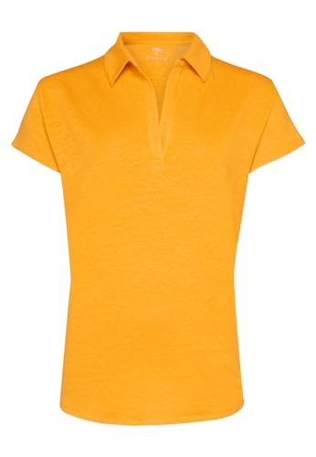 T-Shirt mit Polokragen Mango/L von FYNCH-HATTON