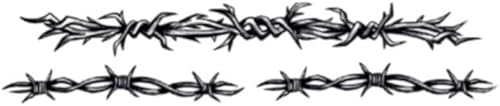 2 Pcs Thorn Herbal Tattoo Aufkleber Wasserdichte Frauen Dauerhafte Zwei Wochen Abstinenz Armband Armband Für Männer Und Frauen von FYRHLH