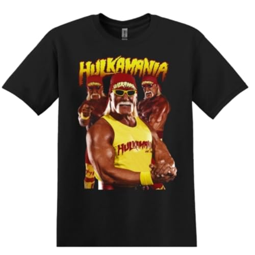 Hulk Hogan Hulkamania Wrestling T-Shirt Black S-3XL.jpegBlackXXL Hulk Hogan Hulkamania Wrestling T-Shirt Black S-3XL.jpegBlackXXL von FYZPKR