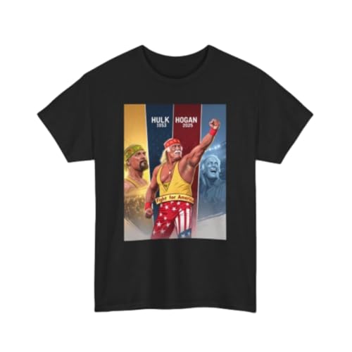 Hulk Hogan Hulkamania with Wrestling Graphics Wrestling 2025 T Shirt.jpegBlackM Hulk Hogan Hulkamania with Wrestling Graphics Wrestling 2025 T Shirt.jpegBlackM von FYZPKR
