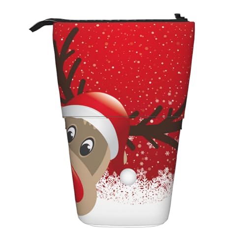 FZGGWYHL Bedrucktes Federmäppchen mit Weihnachtsmotiv, ausziehbar von FZGGWYHL