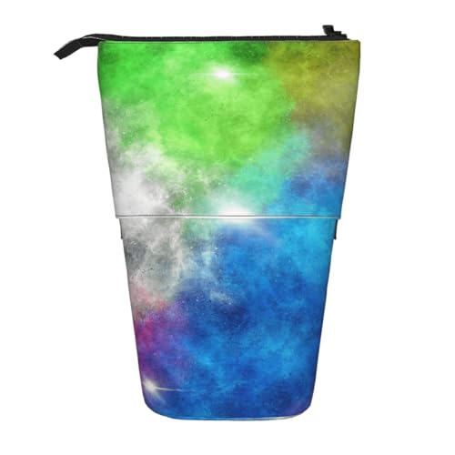FZGGWYHL Bunte Wolken-bedruckte Teleskop-Aufbewahrungstasche für Schreibwaren von FZGGWYHL