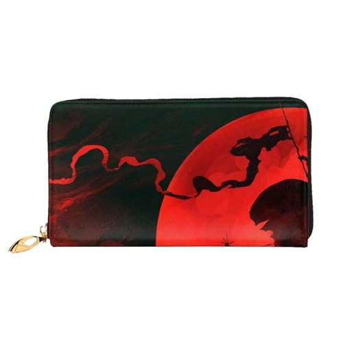 FZGGWYHL Elephants Red Printed Leather Wallet Portable Travel Organizer Neutral Clutch Bag FZGGWYHL Elephants Red Printed Leather Wallet Portable Travel Organizer Neutral Clutch Bag von FZGGWYHL