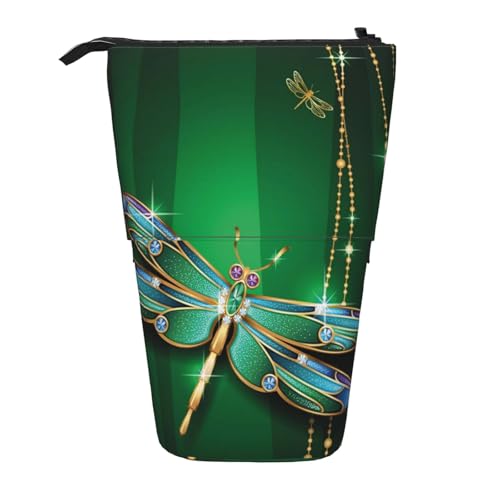 FZGGWYHL Jewel Libelle bedrucktes Federmäppchen, Teleskop, stehend, erweiterbar FZGGWYHL Jewel Libelle bedrucktes Federmäppchen, Teleskop, stehend, erweiterbar von FZGGWYHL