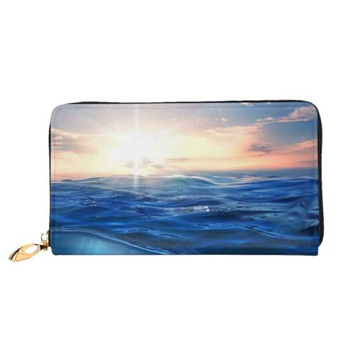 FZGGWYHL Sea Turtle Floating Up and Over Coral Printed Leather Wallet Portable Travel Organizer Neutral Clutch Bag FZGGWYHL Sea Turtle Floating Up and Over Coral Printed Leather Wallet Portable Travel Organizer Neutral Clutch Bag von FZGGWYHL