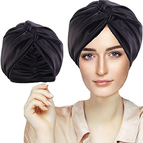 FZHGVML Seidenhaube zum Schlafen, Schlafmütze Schlafhaube Seide, Silk Bonnet, Superweiche Kunstseide Haarpflege Nachtmütze, Satin Bonnet Haarhaube mit Gummiband, Geeignet zum Waschen, Make-Up FZHGVML Seidenhaube zum Schlafen, Schlafmütze Schlafhaube Seide, Silk Bonnet, Superweiche Kunstseide Haarpflege Nachtmütze, Satin Bonnet Haarhaube mit Gummiband, Geeignet zum Waschen, Make-Up von FZHGVML