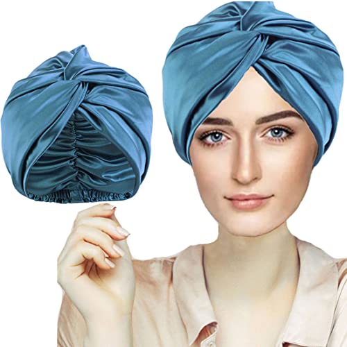 Seidenhaube zum Schlafen, Schlafmütze Schlafhaube Seide, Silk Bonnet, Superweiche Kunstseide Haarpflege Nachtmütze, Satin Bonnet Haarhaube mit Gummiband, Geeignet zum Waschen, Make-Up und Sport Seidenhaube zum Schlafen, Schlafmütze Schlafhaube Seide, Silk Bonnet, Superweiche Kunstseide Haarpflege Nachtmütze, Satin Bonnet Haarhaube mit Gummiband, Geeignet zum Waschen, Make-Up und Sport von FZHGVML