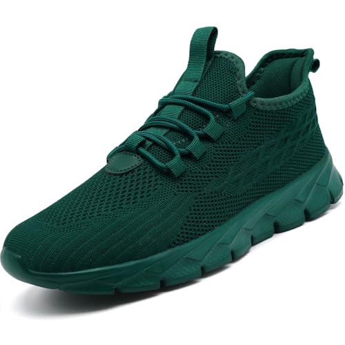 FZJIALI Herren Schuhe Sneakers Turnschuhe Sommerschuhe Laufschuhe Sport Schuhe Gym Slip on Sneaker StraßEnlaufschuhe Joggingschuhe Fitness Männer Grün 47 von FZJIALI
