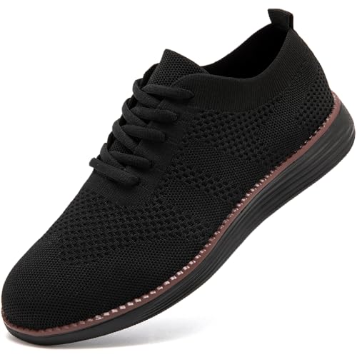 Schuhe Herren Sneaker Anzugschuhe Loafer Schwarz Mokassins Slipper Atmungsaktiv Business Schuhe Bootsschuhe Oxfords Klassische Freizeit Hochzeit Sommer Schuhe 47 von FZJIALI