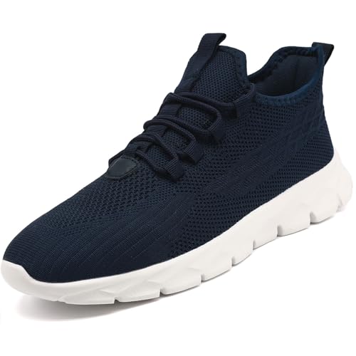 FZJIALI Schuhe Herren Sportschuhe Laufschuhe Turnschuhe Sommerschuhe Slip on Sneaker StraßEnlaufschuhe Walkingschuhe Joggingschuhe Fitness Männer Schuhe Blau 43 von FZJIALI