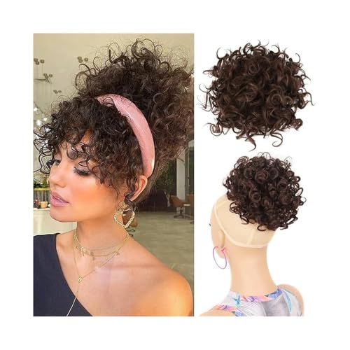 Haarteile Messy Bun Haarteile for Frauen Synthetische lockige Kordelzug Pferdeschwanz Hochsteckfrisur Haarteil Täglicher Gebrauch(4-33) von FZL02068LM
