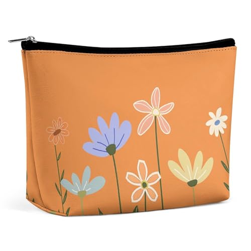 FZMTLDS Kosmetiktasche für Frauen Kosmetiktasche Kunststil Blume Kulturbeutel Make-up Organizer Kosmetiktasche mit Reißverschluss Stil One Size Style One Size Style One Size, Stil, One size von FZMTLDS