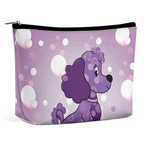 FZMTLDS Kosmetiktasche für Frauen Kosmetiktasche Lila Pudel Polka Dot Kulturbeutel Make-up Organizer Kosmetiktasche mit Reißverschluss Stil One Size Style One Size Style One Size, Stil, One size FZMTLDS Kosmetiktasche für Frauen Kosmetiktasche Lila Pudel Polka Dot Kulturbeutel Make-up Organizer Kosmetiktasche mit Reißverschluss Stil One Size Style One Size Style One Size, Stil, One size von FZMTLDS